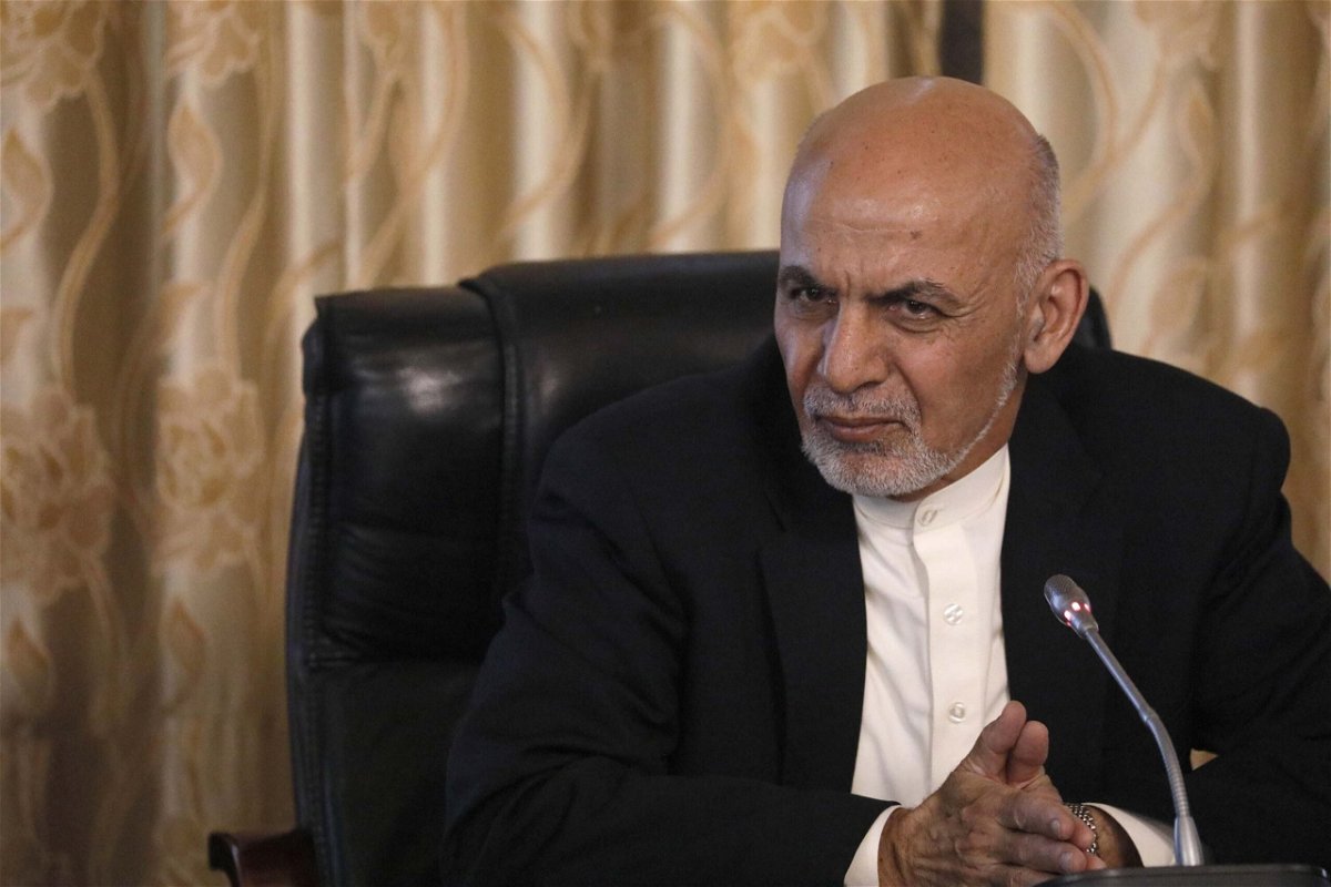 <i>Jonathan Ernst/Pool/Getty Images</i><br/>Afghanistan's former President Ashraf Ghani