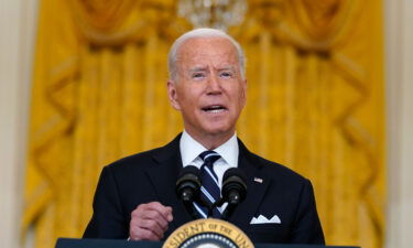 President Joe Biden said Thursday he doesn't believe the Taliban have changed. Biden here speaks at the White House on August 18.