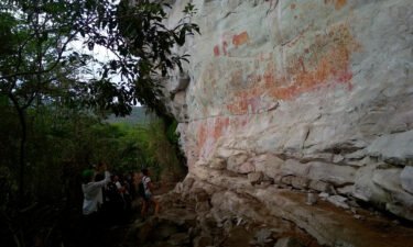 The stunning rock art discovery was made in 2017 as part of an expedition named "Last Journey."