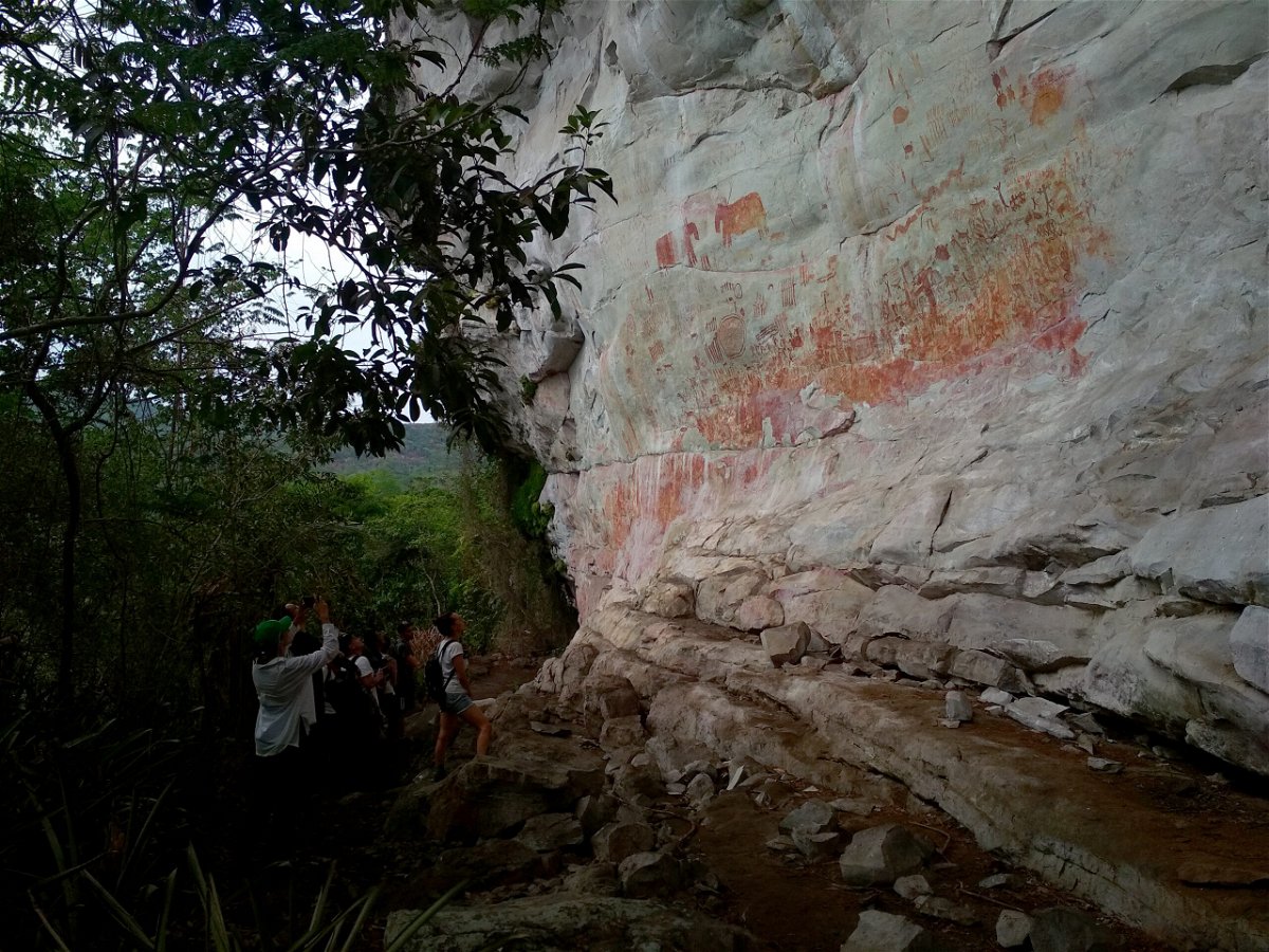 <i>Courtesy Vive Guaviare/Marcel Reina</i><br/>The stunning rock art discovery was made in 2017 as part of an expedition named 