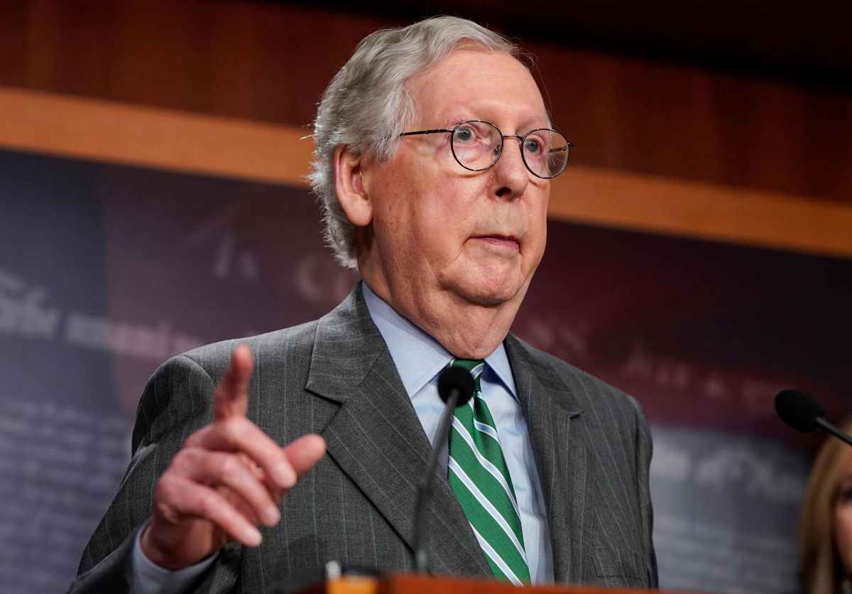 <i>Joshua Roberts/Getty Images</i><br/>Senate Minority Leader Mitch McConnell