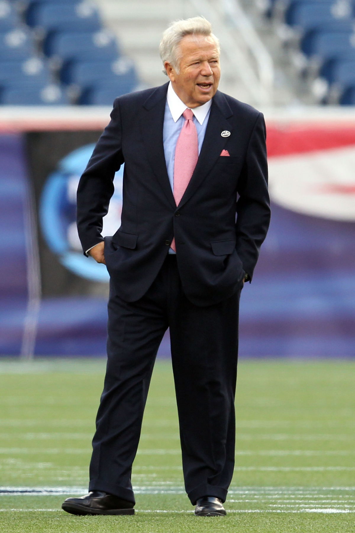 <i>Getty Images</i><br/>New England Patriots owner Robert Kraft presided over the franchises three Super Bowl wins between 2001 and 2004.