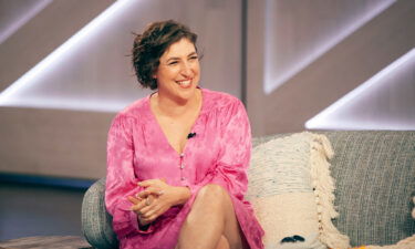 Mayim Bialik is the first guest host of 'Jeopardy!' following Mike Richards' departure. Bialik is seen here during the Kelly Clarkson Show on December 17