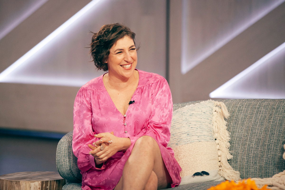 <i>Weiss Eubanks/NBCUniversal/NBCU Photo Bank/Getty Images</i><br/>Mayim Bialik is the first guest host of 'Jeopardy!' following Mike Richards' departure. Bialik is seen here during the Kelly Clarkson Show on December 17