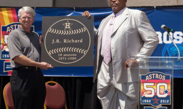 Legendary Houston Astros pitcher J.R. Richard dies at age 71. Richard was officially inducted into the Astros Walk of Fame in 2012.