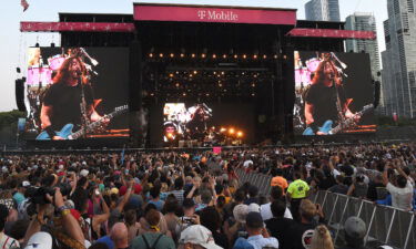 Foo Fighters performs on stage during Lollapalooza 2021 at Grant Park on August 1