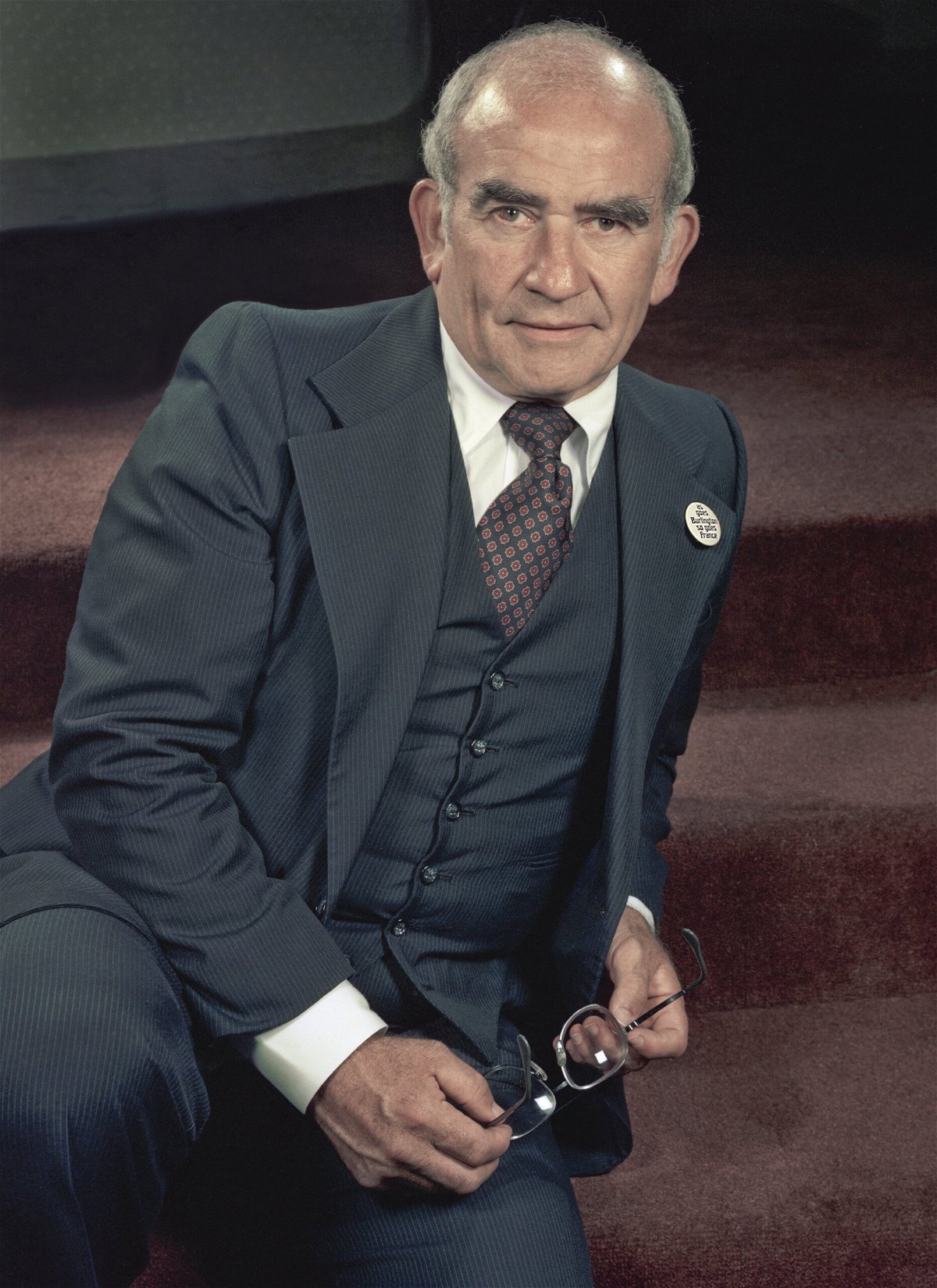 <i>Mickey Adair/Hulton Archive/Getty Images</i><br/>Actor Ed Asner poses for a portrait in 1981 in Washington