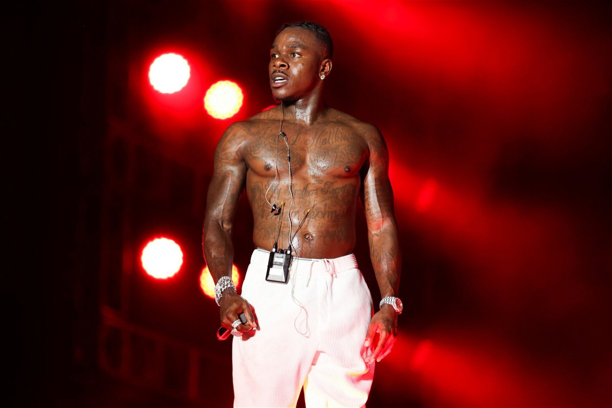 <i>Rich Fury/Getty Images</i><br/>Rapper DaBaby meets with Black leaders from nine HIV organizations