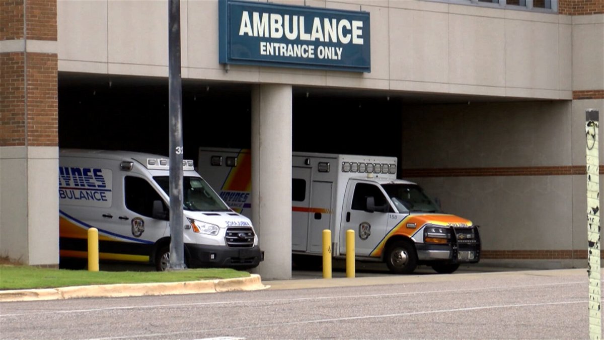 <i>CNN</i><br/>Ambulances wait at a hospital in Montgomery
