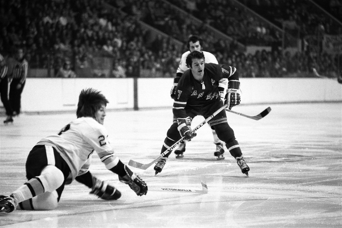 <i>Steve Babineau/NHLI/Getty Images</i><br/>Hall of Fame hockey player Rod Gilbert has died. In this image