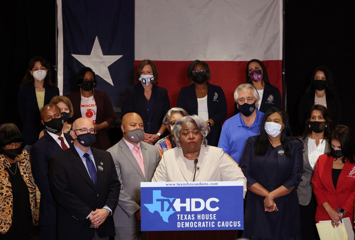 <i>Kevin Dietsch/Getty Images</i><br/>Texas State Rep. Barbara Gervin-Hawkins