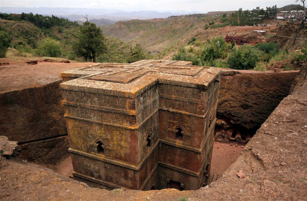 <i>Flora Bagenal/Reuters</i><br/>Tigrayan fighters reportedly seize control of a UN World Heritage Site in Ethiopia. The image shows the historic site.