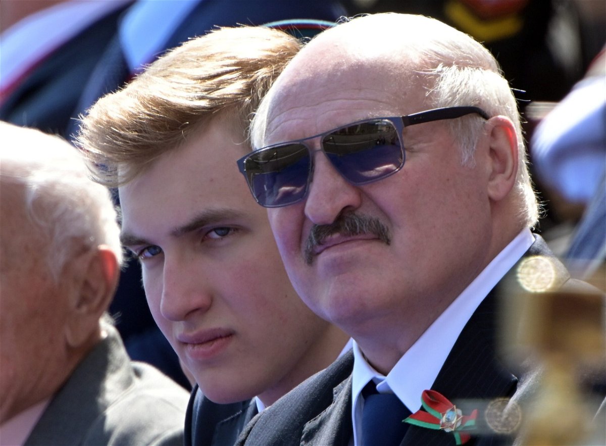 <i>Handout/Getty Images</i><br/>Belarusian president Alexander Lukashenko denied Monday that state repression exists in Belarus