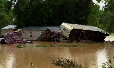 Severe flooding in Tennessee has left at least 10 people dead in Humphreys County.
