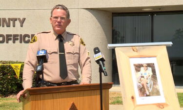 The Monterey County Sheriff's Office holds a news conference on the arrest of a suspect for the killing of Sonia Carmen Herok Stone in 1981.