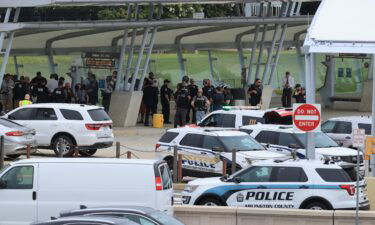 Family of deceased Pentagon suspect apologizes and blames son's 'mental health challenges.' The image shows the shooting scene outside the Pentagon on August 3