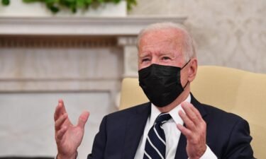 President Joe Biden said Friday his administration is exploring whether to recommend the Covid-19 vaccine boosters after less than 8 months.