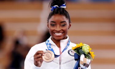 Simone Biles won a bronze medal at the Tokyo Olympic Games.