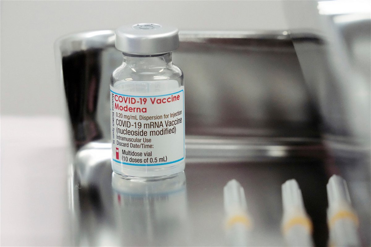 <i>Eugene Hoshiko/AP</i><br/>Two people have died in Japan days after receiving doses from a batch of Moderna Covid-19 vaccines whose use was suspended following concerns over a contamination risk