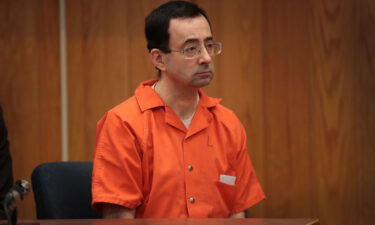 A judge has ordered that Larry Nassar's prison funds be turned over to victim restitution. Nassar is seen here in Eaton County Circuit Court on February 5