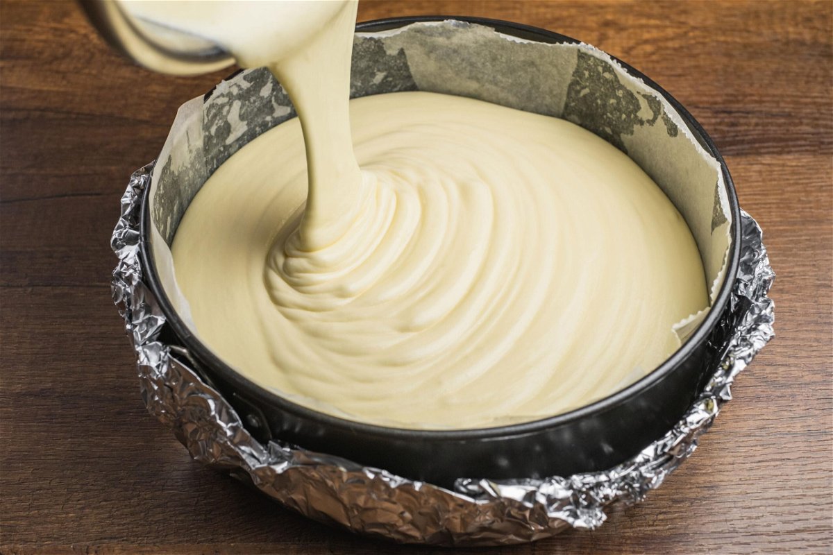 <i>Shutterstock</i><br/>The CDC warns people not to eat raw cake batter because it can contain harmful bacteria that are only killed during cooking.