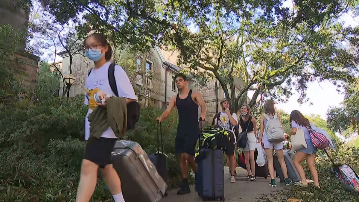 <i>CNN</i><br/>Tulane University began evacuating students after canceling classes through September 12 and announcing that classes through October 6 would be held online.