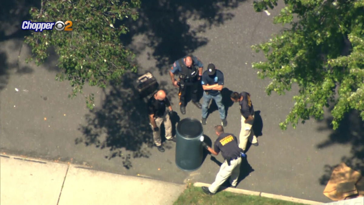 <i>WCBS</i><br/>Human remains were discovered in a large plastic container in a neighborhood in New Jersey.