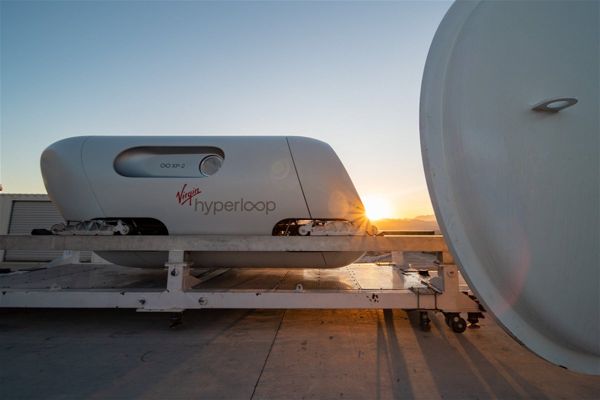 <i>Virgin Hyperloop</i><br/>Virgin Hyperloop performed its first passenger test in November 2020.