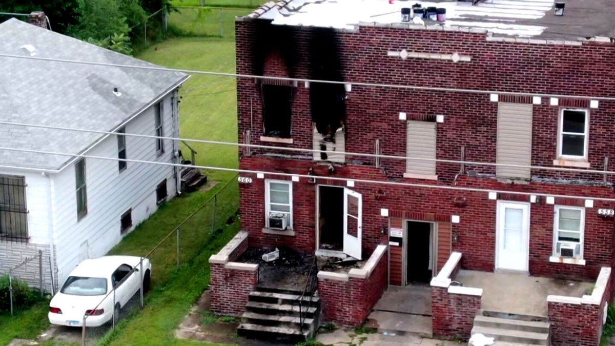 <i>KMOV</i><br/>The scene of a fire in East St. Louis
