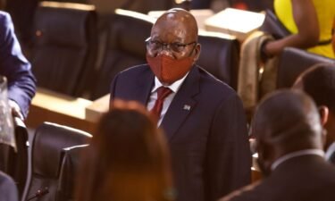 Jailed former South African President Zuma is admitted to the hospital for medical observation. Zuma is seen here in Johannesburg