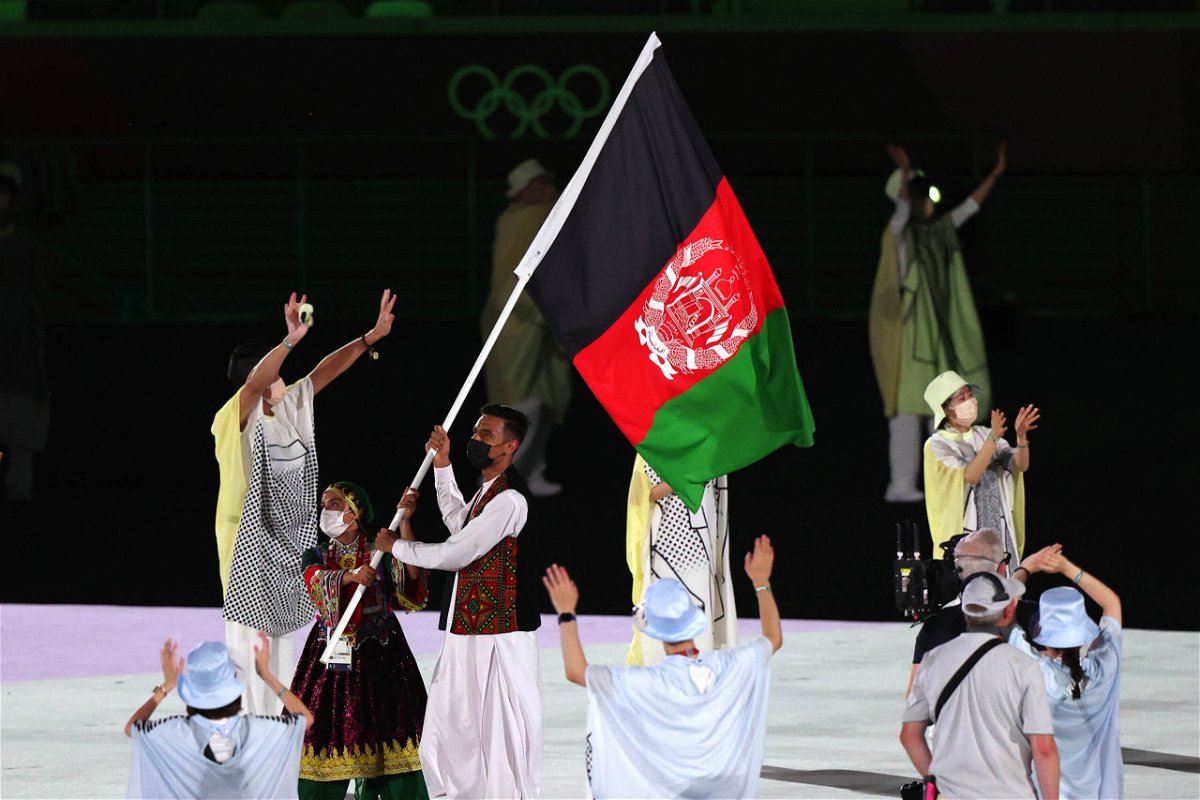 <i>Clive Rose/Getty Images</i><br/>The flag of Afghanistan will be used as a symbol of 