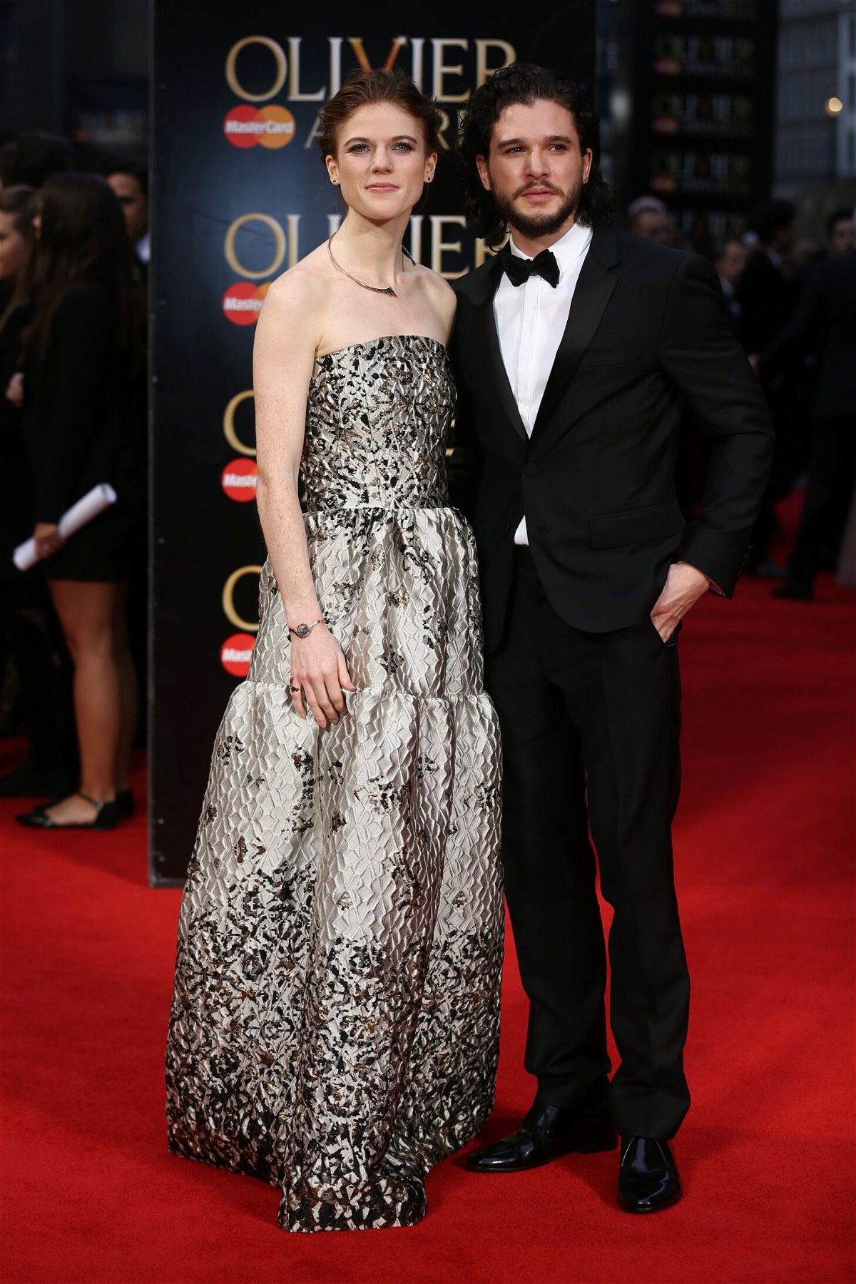 <i>JUSTIN TALLIS/AFP/Getty Images</i><br/>Kit Harington and wife Rose Leslie in 2016 recently welcomed their first child six months ago
