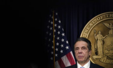 New York Gov. Andrew Cuomo speaks during an event at his office on March 18