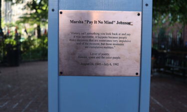 The plaque on Johnson's bust remembers her as a lover of poetry