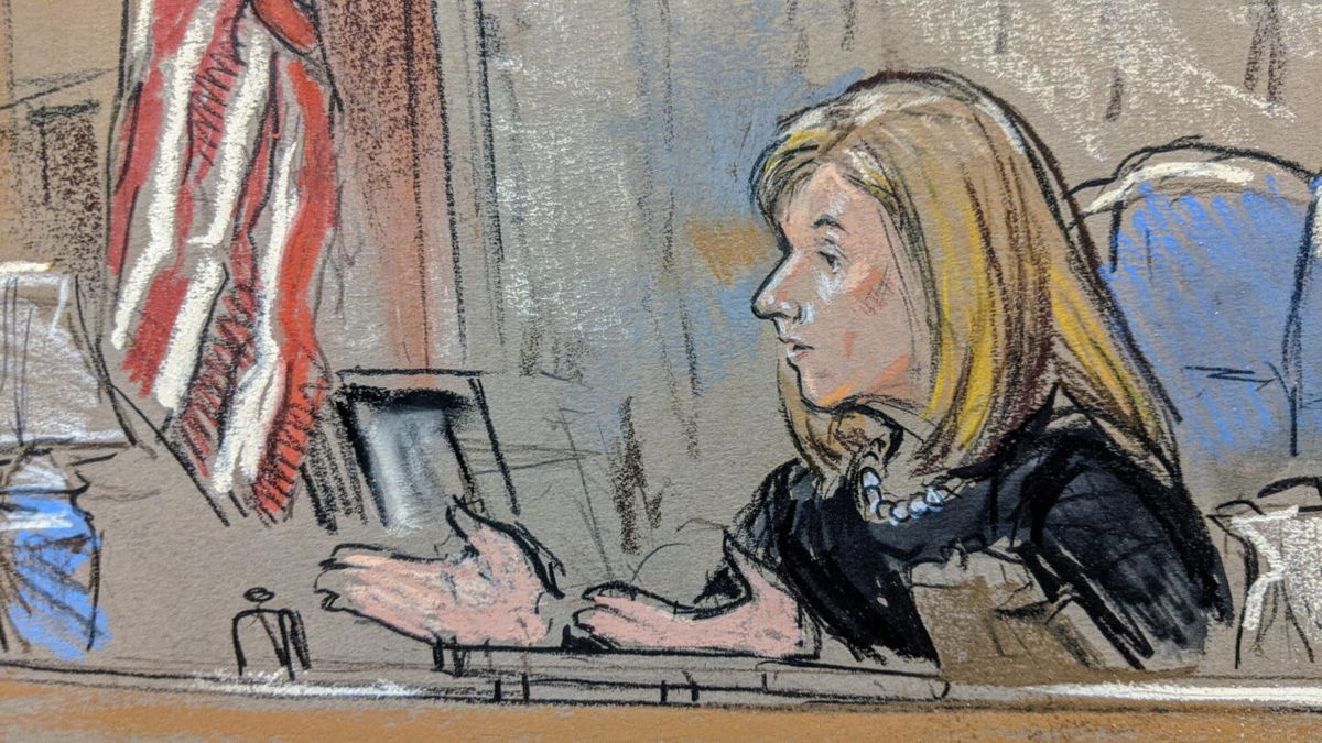 <i>Sketch by Bill Hennessy</i><br/>Judge Amy Berman Jackson condemned the actions of defendant Karl Dresch.