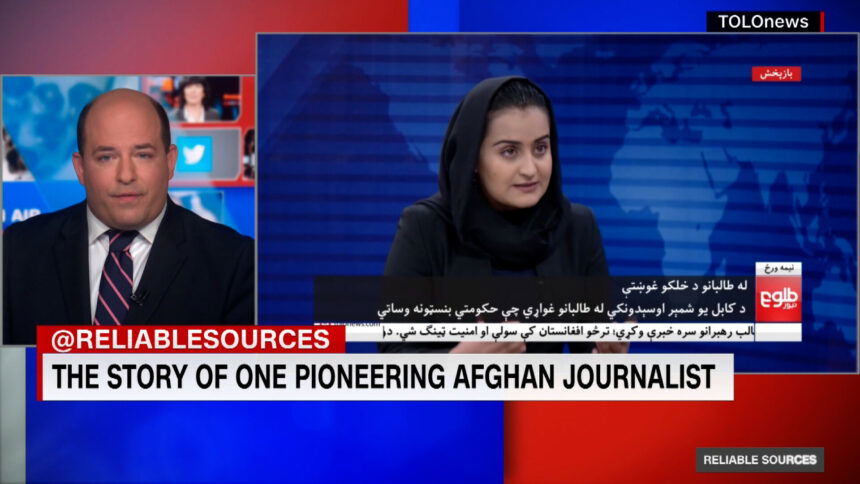 Female journalist flees Afghanistan following groundbreaking TV ...