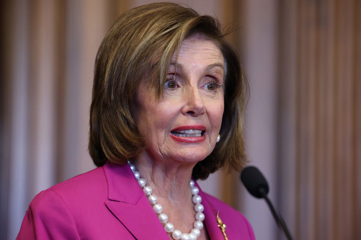 <i>Anna Moneymaker/Getty Images</i><br/>House Speaker Nancy Pelosi is signaling that she won't be backed into a corner next week by moderates in her caucus who are refusing to back a budget agreement unless the speaker first allows a vote on the bipartisan infrastructure bill.