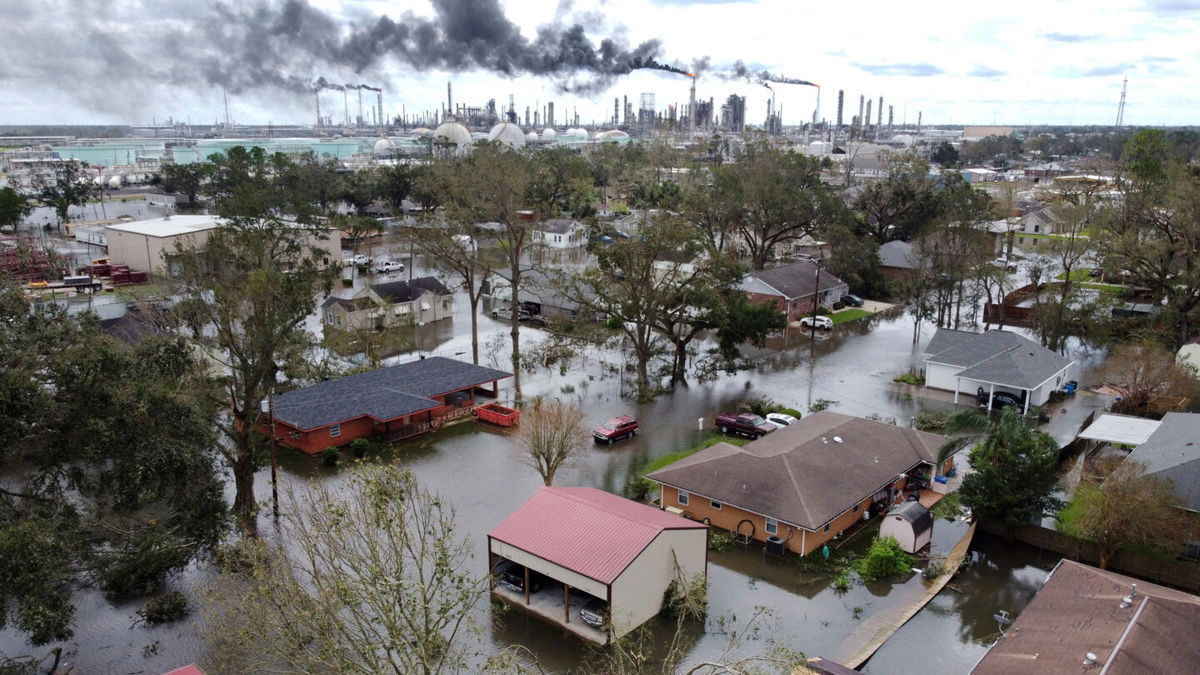 <i>Chris Granger/The Times-Picayune/The New Orleans Advocate via AP</i><br/>Homes near Norco