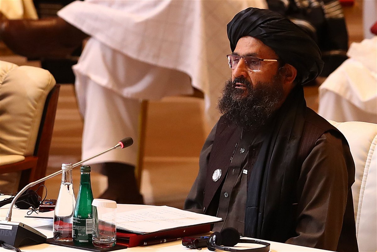 <i>Anadolu Agency/Getty Images</i><br/>Taliban co-founder Mullah Abdul Ghani Baradar in Doha in 2020 returned to Afghanistan on August 18