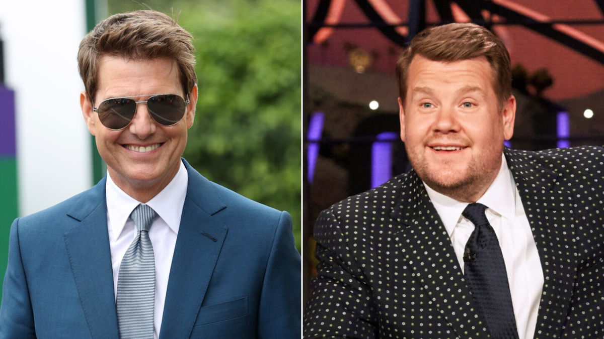 <i>Getty Images</i><br/>Tom Cruise wanted to land his helicopter in James Corden's yard.