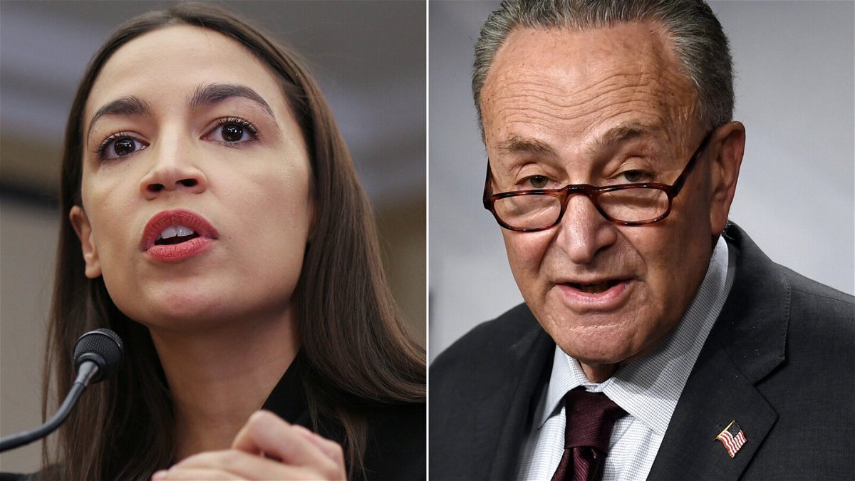 <i>Getty</i><br/>New York Rep. Alexandria Ocasio-Cortez does not know what her political future holds – and that includes whether she might challenge Senate Majority Leader Chuck Schumer in a 2022 primary.