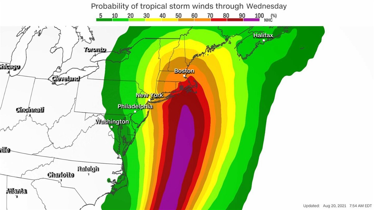 <i>CNN Weather</i><br/>The National Hurricane Center (NHC) says
