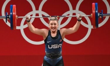 Kate Nye lifted a personal best total of 249kg to become the first female silver medalist in American weightlifting history.