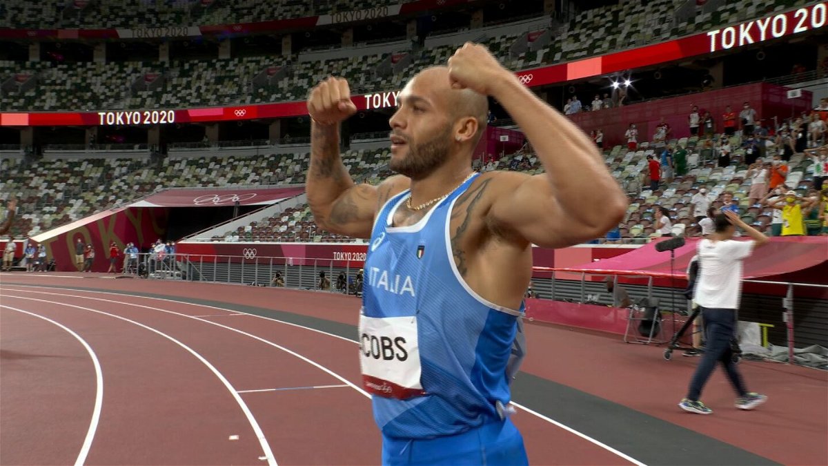 Italy's Marcell Jacobs surprisingly claims men's 100m gold