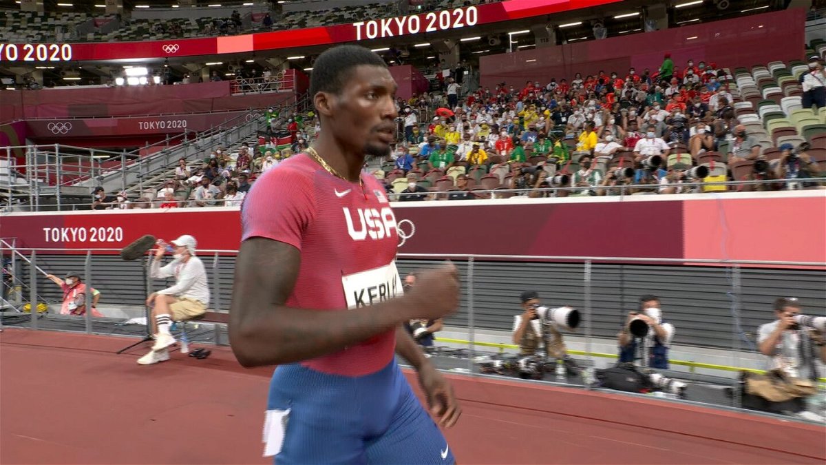 American sprinter Kerley advances to men's 100m final
