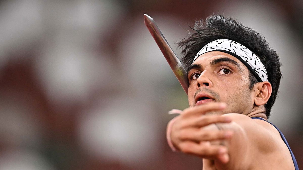 Neeraj Chopra celebrates javelin throw before it even lands