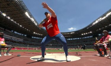 Crouser launches Olympic-record 22.83m opener in shot put