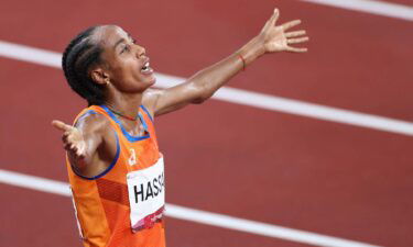 Netherlands' Hassan dominates 5000m