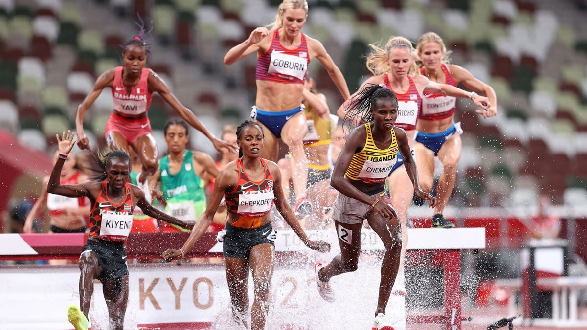 Uganda's Chemutai overtakes USA's Frerichs for steeple gold