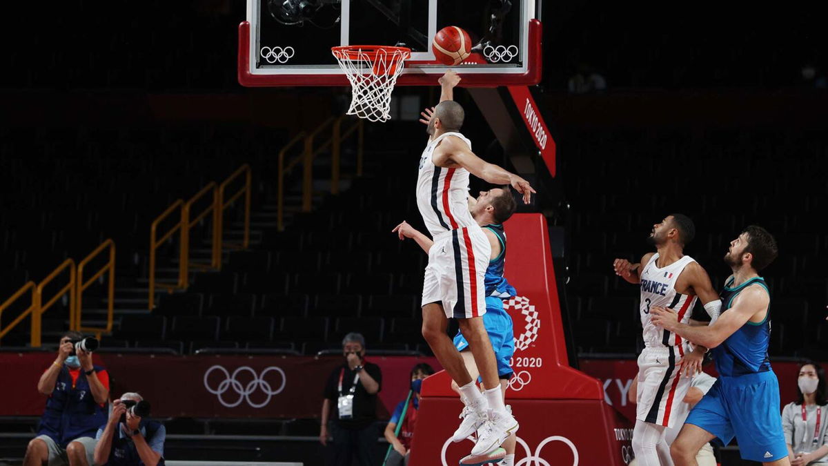 Nicolas Batum's clutch block saves game for France